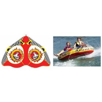 Triangle Airhead RACE & RALLY Inflatable Towable Tube 2 Seat 210x145cm OS6480602