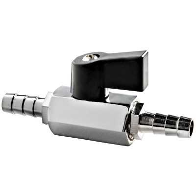 Chrome plated brass fuel ball valve 8mm OS1740400