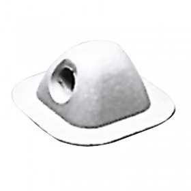 Gray EPDM Fairlead 96x96mm Hole 18mm for inflatable boats OS6607044
