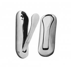 Stainless Steel flush wardrobe hook 80x25mm MT0335605