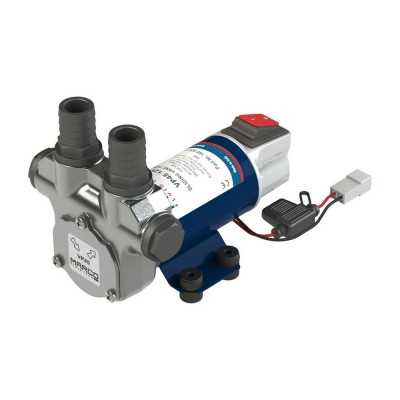 Marco VP45-S 12V 8A Vane pump 45l/min with integrated ON OFF switch MC16602812