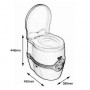 Porta Potti Excellence Compact Portable Toilet Size 448x388xH450mm MT1325040