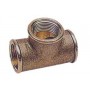 Brass F-F-F T-fitting 1 inch thread N40737601582