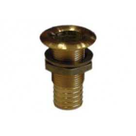 Yellow plated brass through deck fitting 1/2 inches thread 19mm pipe N42038201705 Yellow plated brass through deck fitting 1/2 inches thread 19mm pipe N42038201705