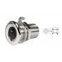 Stainless Steel thru hull skin fitting Thread 3/4 with ground connections N42038228320