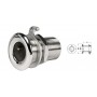 Scarico a mare inox lucido Filetto 2 pollici con anello di collegamento di massa N42038228324-18%