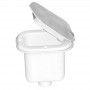 Plastic case with lid for shower head 125x90mm White colour N42737301980B