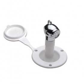 Straight on-off shower head with recessed container and Hose 3mt White colour N42737302435 Straight on-off shower head with recessed container and Hose 3mt White colour N42737302435