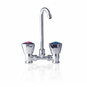 MM5500 Chromed brass Double tap with fold down spout h170mm 3/8 inches N44237904091 MM5500 Chromed brass Double tap with fold down spout h170mm 3/8 inches N44237904091