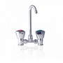 MM5500 Chromed brass Double tap with fold down spout h170mm 3/8 inches N44237904091