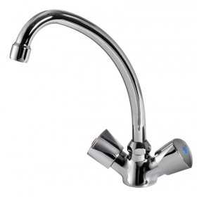 Hot/Cold Mixer Tap Fitted with Swivelling Spout Vertical size 200mm Arm 160mm N44237904098