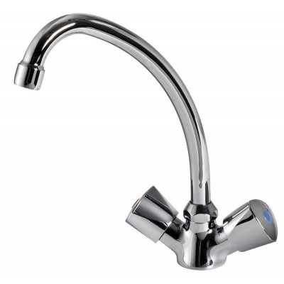 Hot/Cold Mixer Tap Fitted with Swivelling Spout Vertical size 200mm Arm 160mm N44237904098