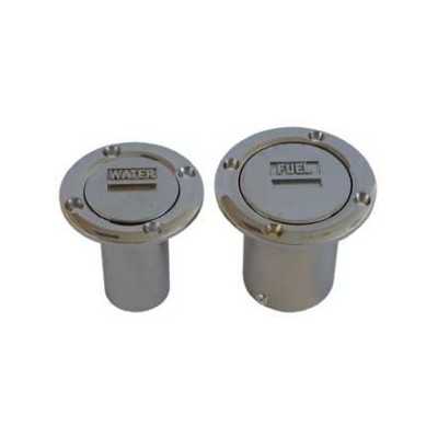 Chromed brass Fuel filler cap flush 50mm N81335500332