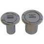 Chromed brass Fuel filler cap flush 50mm N81335500332