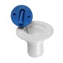 Plastic flush fitting water deck filler 38mm White colour N82735500398B