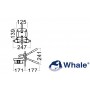 Pompa a mano Whale Gusher Urchin MK3 con Botola 37 l/min OS1526236-18%