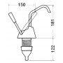 WHALE Flipper MK4 hand pump Capacity 6,8 l/m OS1541800