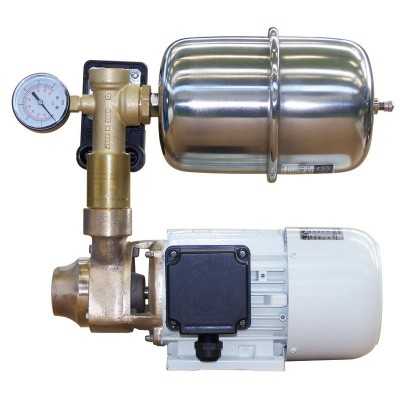 24V 35 l/m CEM fresh water pump with 2L accumulator tank OS1606124