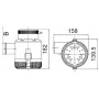 Pompa di sentina ad immersione G4700 12V 296l/min 17A OS1612247-28%