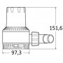 ATTWOOD 2000 Heavy-Duty bilge pump 24V 3.5A 130L/min OS1650524