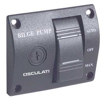 Bilge pump switch panel for 24V pumps OS1660624