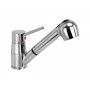 Diana swivelling mixer with ceramic cartridge and removable two-jet shower OS1700600