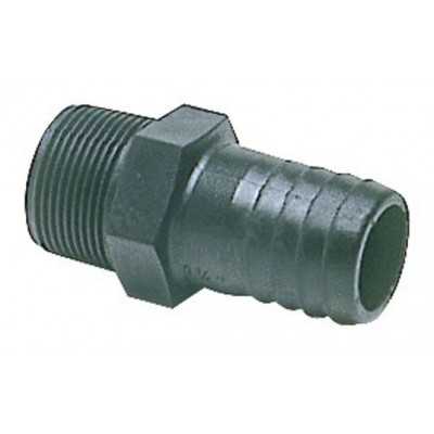 Black polycarbonate hose adaptors Thread 1-1/2 inches 46mm OS1720644
