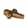 Push button tap Made of brass Thread 3/8 inches OS1740003
