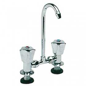 Rubinetto miscelatore con becco snodato h210mm Calda Fredda OS1793500-0%