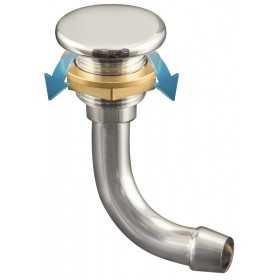 Sfiato carburante in ottone cromato Full Flush 90° Portagomma 16mm OS2027416-0%