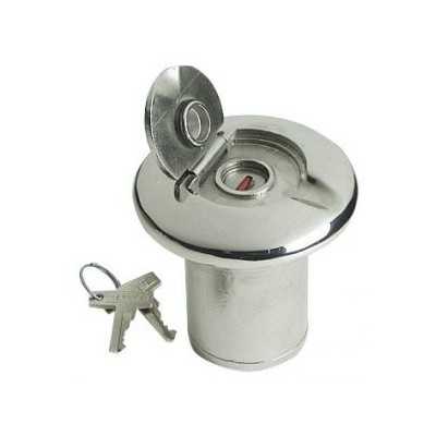 Stainless steel Water Deck Filler Neck 38mm Flange outer 88mm with Key OS2056822
