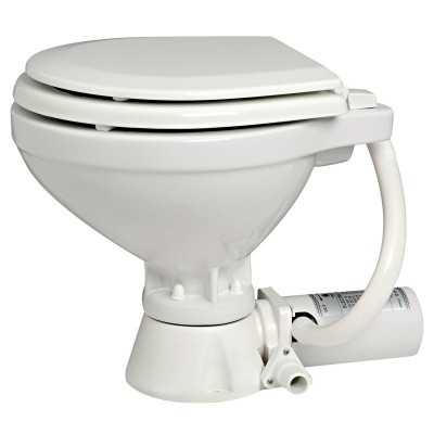 Italy Compact electric toilet with wooden seat 12V OS5020512