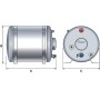 Quick Boiler BX15 in Acciaio Inox 15lt 1200W con Scambiatore QBX1512S-25%