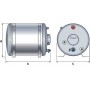 Quick Boiler BX50 in Acciaio Inox 50lt 500W con Scambiatore QBX5005S-25%
