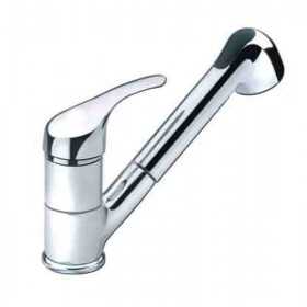 Miscelatore monocomando cromato con doccia Flessibile 1,2mt 40mm Sporgeza 175mm TRN0102251-20%