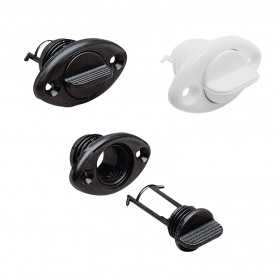Boccola scarico ovale 54x33mm con tappo in nylon Bianco N40137701723B-5%