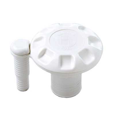 White plastic fuel deck plate with vent 50mm N82735506006
