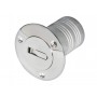 Neutral Chromed brass deck plug 50mm Without writing N82735500331