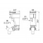 Manual-to-electric toilet conversion kit 12V N43437001480