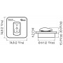 Quick WCS830 Comando da plancia UP/DOWN per salpancora IP67 QWCS830-25%