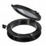 Circular opening black nylon portlight 270 mm OS1975002NE