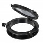 Oblò nylon tondo nero 270mm con vetro in plexiglass OS1975002NE-18%