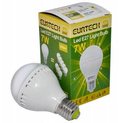 LED Bulb 7W 100-240V E27 Warm White 2700K-3000K 550Lm Min 10Pcs ET27561211