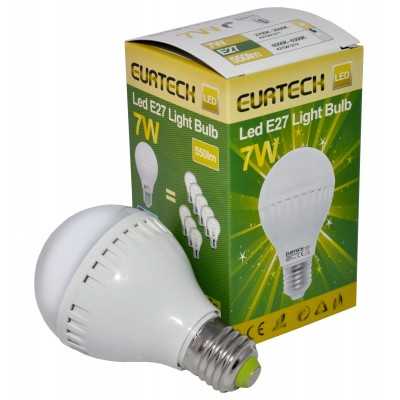 Lampadina LED 7W 240V E27 6000K-6500K 550Lm Min 10Pz ET27561212-10-50%