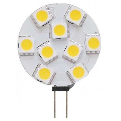 9-LED bulb G4 rear connection 28mm 12/24V 1,6W 2700K Warm White N50227502215
