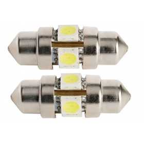2pz Lampadina 4 LED a siluro 12V 0,7W 3000K N50227550349 2pz Lampadina 4 LED a siluro 12V 0,7W 3000K N50227550349-18%