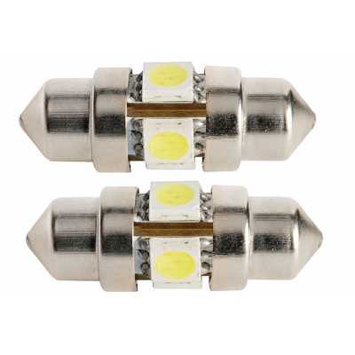 2pcs Cylindrical LED bulb 12V 0,8W N50227550350
