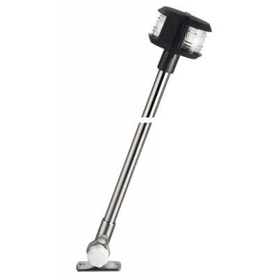 Compact folding pole Stainless steel with double light 60cm N52225001939