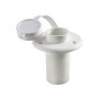 Plastic base recess fit on flat surface 3 contacts White plastic OS1100001