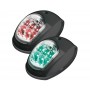 Pair Evoled LED navigation lights 112,5° left + 112,5° right Black ABS OS1103902